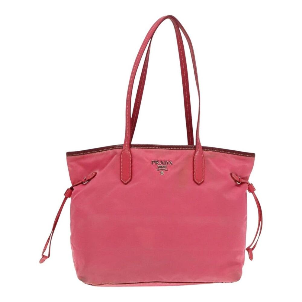 Prada Nylon Tote Bag Pink